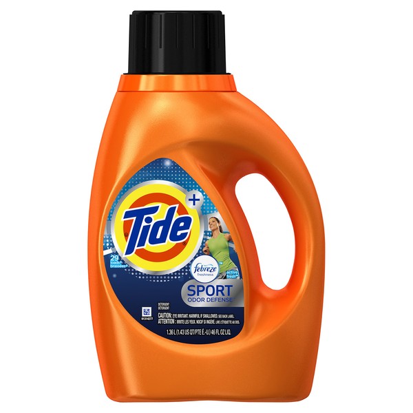 Tide Plus Febreze Fresh Sport Odor Defense Liquid Laundry Detergent