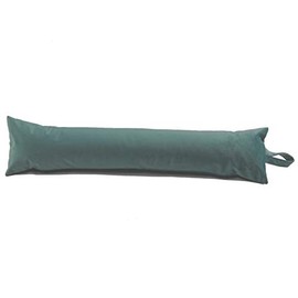 Classic Home Store Jade Green Velvet Draught Excluder Luxury Plush Soft Extra Long Door Draft Stopper (3ft)