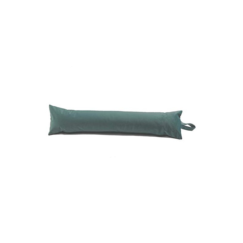 Classic Home Store Jade Green Velvet Draught Excluder Luxury Plush
