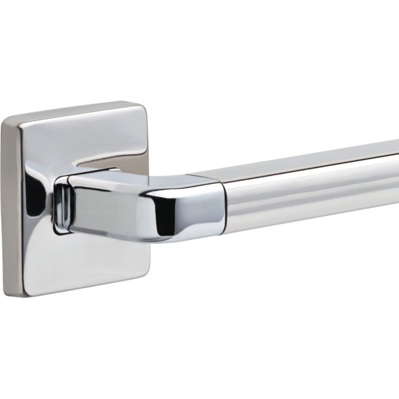 DELTA FAUCET 41912 Angular Modern Grab Bar, 12-Inch, Polished Chrome