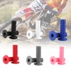 Universal Motorcycle Handlebar Grips, 1 Pair Rubber Handgrip, 22mm 7/8