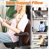 1 MIDDLE ONE Back Pillow for Chair, Memory Foam Lumbar