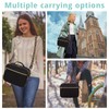 Bunnychill 2 Compartment Bible Cover for Women,Large Bible Case with