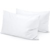 Travel Pillow Case 12x16 Size Egyptian Cotton Set of 2