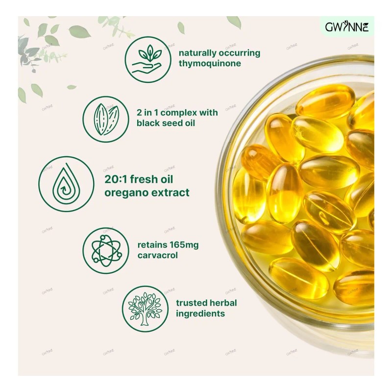 Oil Of Oregano Blandas 6000mg Por Dosis 300 Cpsulas Sin