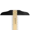 Alumicolor Wood/Acrylic Calibrated T-Square for Art, Framing & Drafting, Natural