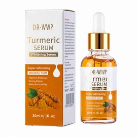 Turmeric Serum for Face – All Natural Turmeric Skin Brightening Serum for Dark Spots – Cleanses Skin, Fights Acne, Evens Tone, Scars – Pure Turmeric Oil Skincare Treatment for All Skin Types