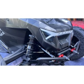 RC BASH CO ARRMA FIRETEAM 6s UPGRADE Custom Built (Front) V3 Collision Kit (Black/R/S)