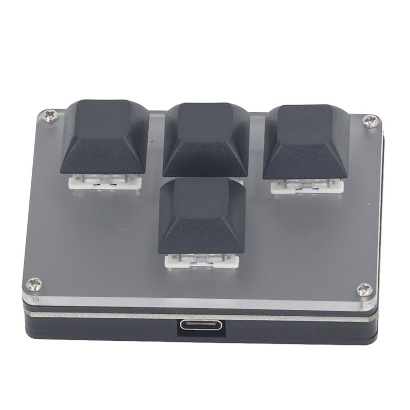 Type C Wireless Mechanical Keyboard 4 Key 2.4G USB BT