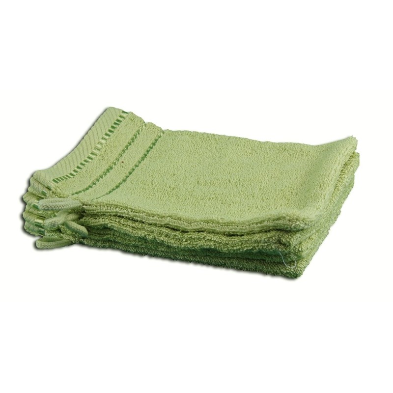 Gözze - Bath/Shower Glove/Mitt, Set of 4, Berlin, 100% Cotton,