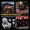 KaiDengZhe Finger Heart Car Window Light, Solar-Powered Wireless LED Heart