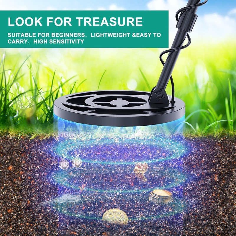 Metal Detector for Adults & Kids, High Accuracy Professional Metal