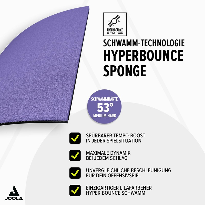 JOOLA Dynaryz ZGX Rubber Black 2.3 mm