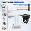 3-Speed Adjustment Motorcycle Headlight Switch 12v 7/8" 22-23mm Waterproof Motorcycle