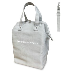 Style plein de couleur Insulated Lunch Bag [Lunch Wire Bag M] Stylish Lunch Bag Lunch Bag (Mist White)