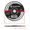 HARRI ABRASIVES Thin Cutting Disc, Stainless Steel Freehand Cut-Off Wheel
