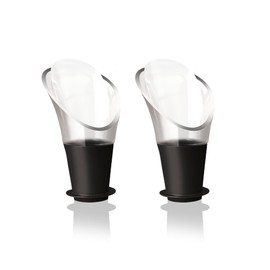 bakyuban Wine Server Black (2 Pieces)