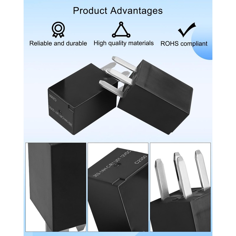 QAGGUM 10 Pcs Cooling Fan Relay Fit for Polaris RZR