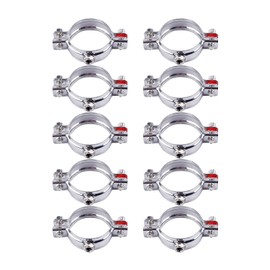 Split Ring Pipe Hanger, 2 Inch Pipe Bracket, Stainless Steel Adjustable Clamp for Wall Bathroom Equipment Industrial Piping System