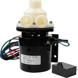 Fexhull Pump Motor Assembly Fit for Hoshizaki PA0613, Ice Maker Machine Includes Capacitor, Fits for Hoshizaki 600, Fits for Hoshizaki Ice Maker Model KM-515 MAH 120V 60Hz 10W