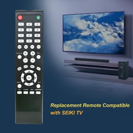 New Replace Remote Control Compatible with Seiki TV LC-24G82 Sc151fs LC-32G82 Sc552gs SE-222FS SC262FS SC391TS SE241TS SE391TS Se22hy01 SE501TS SE551GS SE60GY05 SC151FS SC32HT04 SC371TS SC461TS