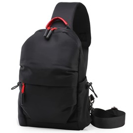 NIERBO Mochila Cruzada Multifuncional para Hombre, Bolso de Pecho Impermeable con Hebilla de Aleación para Senderismo, viaje, Cita, Actividades al Aire Libre