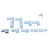 Window Screen Clips / “White” Plastic (Choose Your Size! /Size