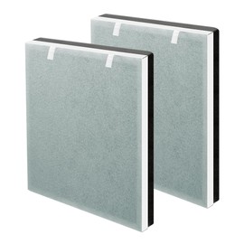 Vital 100 HEPA filtro purificador de aire, compatible con LEVOIT Vital 100 purificador de aire, Vital 100-RF, carbón activado de alta eficiencia 3 en 1, paquete de 2