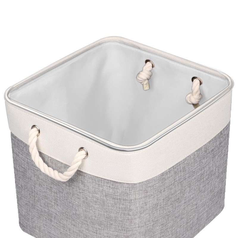 Univivi Foldable Storage Basket Fabric 13 inch Cube Storage Bins