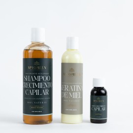 Apigreen Tratamiento de Keratina Nutritiva de Miel - Hidratación Profunda y Reparación para Cabello Dañado - Fórmula Enriquecida con Extractos Naturales - Brillo y Suavidad Duraderos