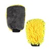 Car Wash Sponge, Shearling, Microphone Fiber, Double Sided Gloves, 2-Way,