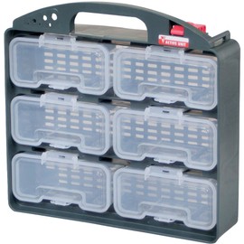 JEJ Astage Active Unit AU-6 Disaster Prevention [Width 12 x Depth 2.8 x Height 11.4 inches (30.5 x 7 x 29 cm)] Mini Case Toolbox Tool Organizer