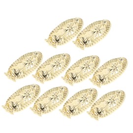 WOONEKY Elegant Metal Nail Charms Pcs Nail Jewelry Set d Embossed Diamond Gems