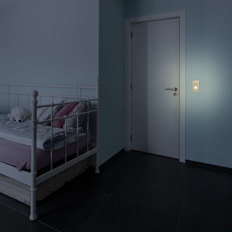 TOPGREENER 3-Way Decorator Switch with Guide Light, Gold