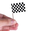 Super Z Outlet 100 Pack Mini Checkered Racing Flag Finish