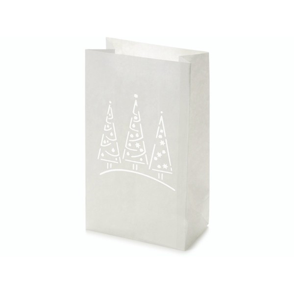 KnorrPrandell Light Bags Christmas Trees White 26,5x15,5x9cm