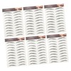 Outanaya Brows Makeup 12pcs Waterproof Brow Stickers Natural Look Travel