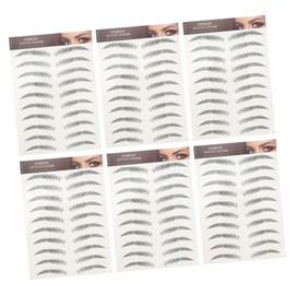 Outanaya Brows Makeup 12pcs Waterproof Brow Stickers Natural Look Travel Essential