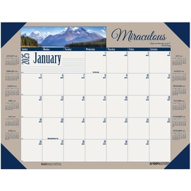House of Doolittle 2025 Monthly Desk Pad Calendar, Motivational, 22 x 17 Inches, January - December (HOD175-25)