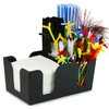 bar@drinkstuff Bar Organiser, Black, 25.6 x 16.2 x 11.4 cm