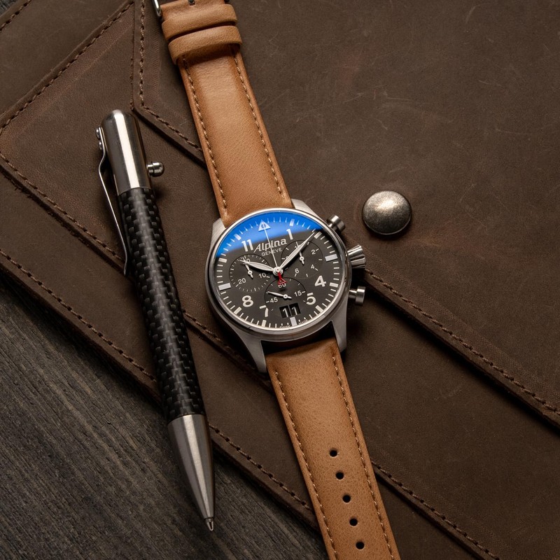 Archer Watch Straps - Top Grain Leather Quick Release Watch