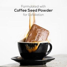 MARLOWE. Jabón De Café N.° 109, 198 G(3 Barras) Exfoliante Corporal Para Hombres, Refrescante, Energizante Y Exfoliante Con Extractos Naturales, Cafeína, Granos De Café Y Manteca De Cacao, Aroma A Caf