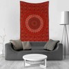 raajsee Indian Cotton Red Tapestry Mandala Wall Hangings, Boho Throw