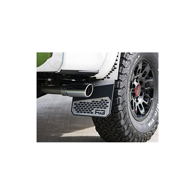REK-mesh Off-Road Mud Flaps (Brushed on Black)