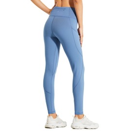 Willit Leggings con forro polar para mujer, resistentes al agua, térmicos, para invierno, senderismo, yoga, correr, cintura alta