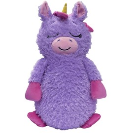 Happy Nappers: Adorable Storables - Unicorn - Purple & Pink - 8” Character Box & Surprise 8” Plush Toy w/Weighted Paws, Square Storage Bin, Kids 1+