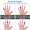 EDNYZAKRN 10Pcs Finger Compression Sleeves Support, Finger Sleeve Protectors Cots
