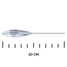 PRO FILSTAR Top Float Sbirolino Sinking Set Transparent 10 x 35 g - Zargan & Trout Fishing Accessories - Sea Fishing - Spirolino Sinking - Fishing Accessories - Long Cast Fishing Sport Set - Weights