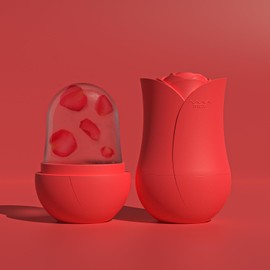 KEEPAQ Ice Roller, Ice Face Roller, Ice Roller Face, Eye Skin Massager, Facial Ice Face Roller for Pore Reducing, Wrinkles Whitening, Brightening Skin