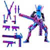 JaiZvt 1-Piece T13 Action Figure, 3D Printed Poseable Dummy 13